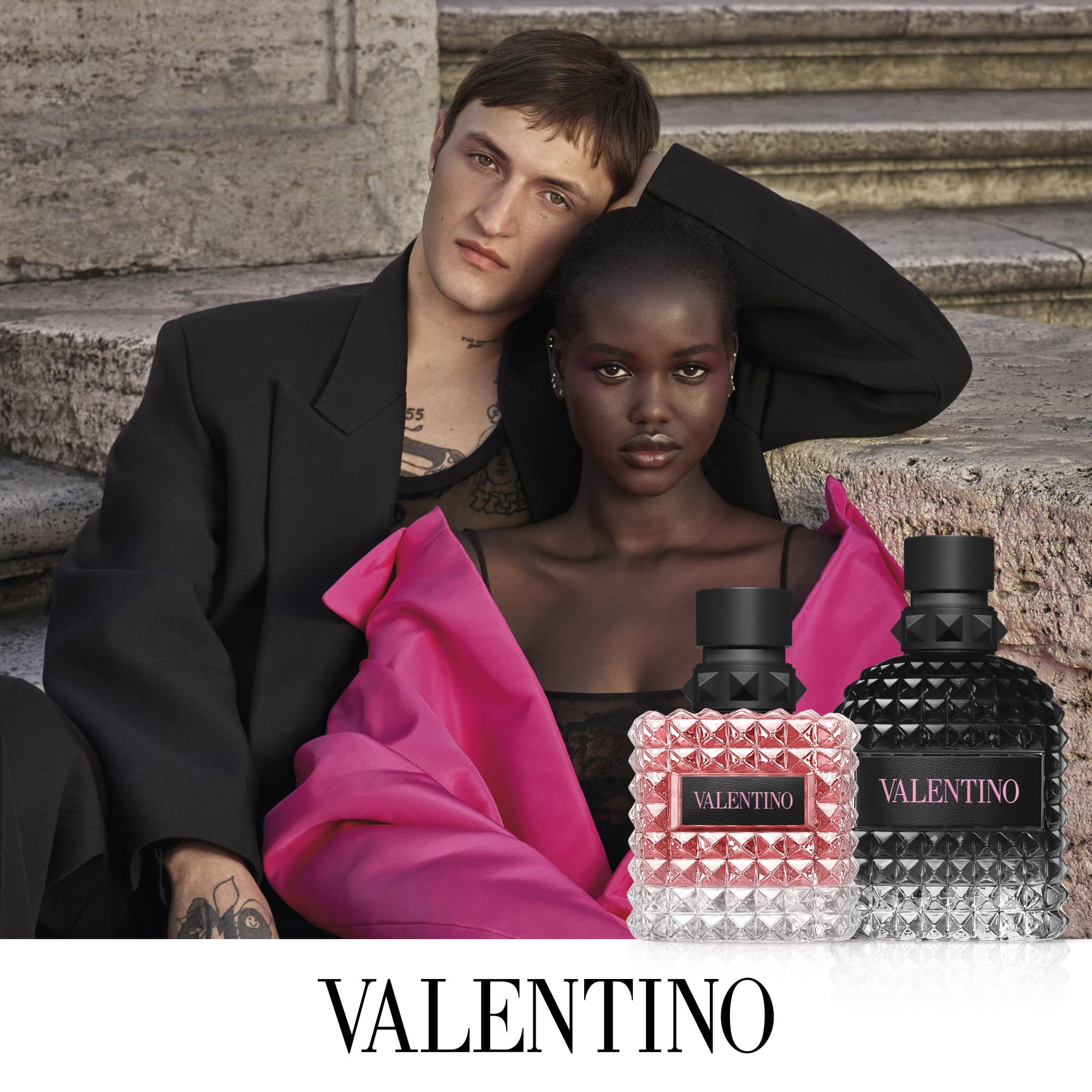Valentino Uomo Born In Roma for Men Eau de Toilette Spray, 3.4